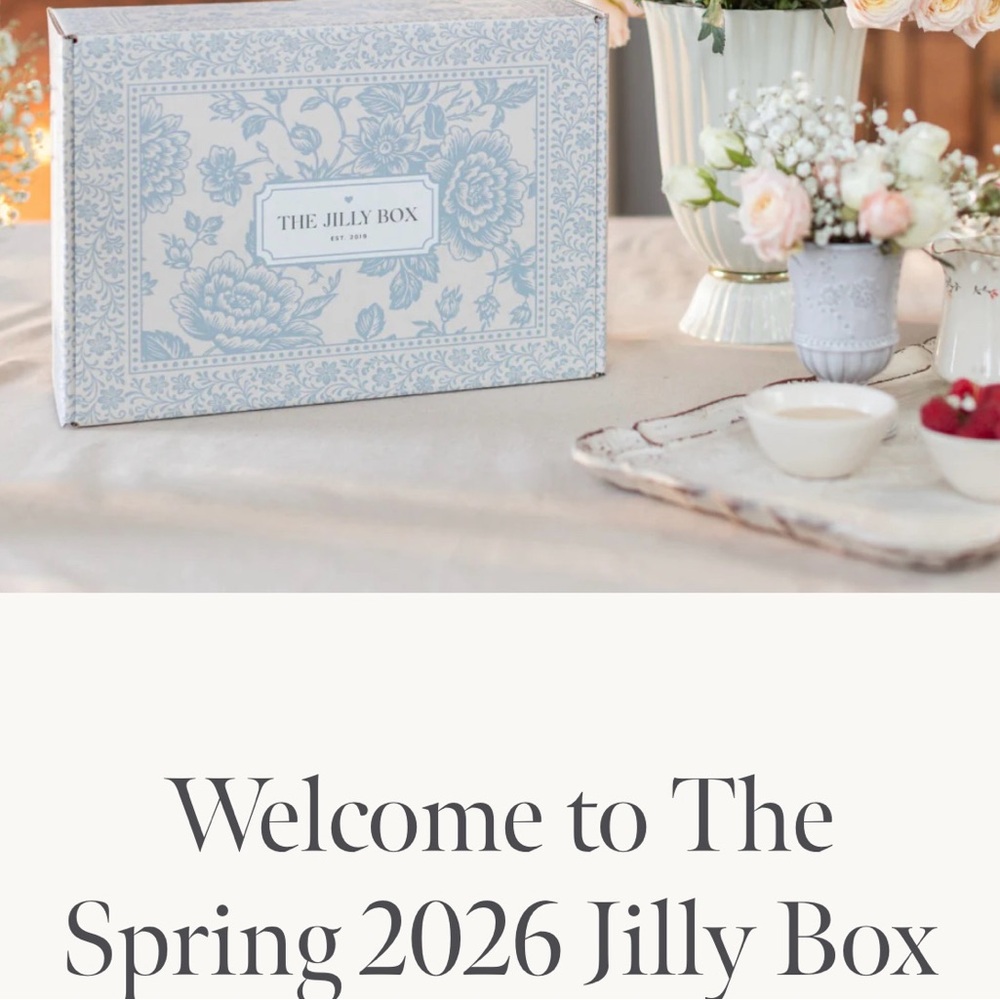Jillian Harris: The Jilly Box Spring 2026 NWTags Complete (7 ITEMS) gift box. - Picture 1 of 15